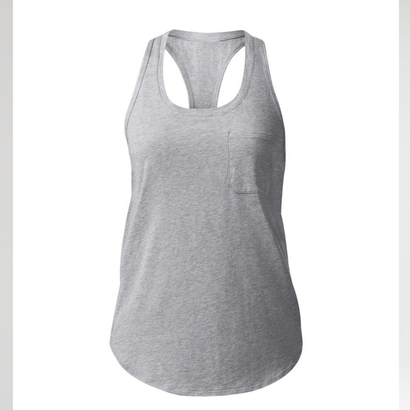 Lululemon Yogi Racer Back III Scoop Neck Grey. - Picture 2 of 6